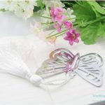 heart shape butterfly bookmark favors61