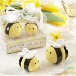 Mommy and Me Sweet as Can Bee Ceramic Bumblebee Salt and pepper shaker