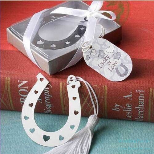 Lucky in Love Horseshoe Bookmark Favors157