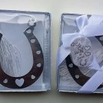 Lucky in Love Horseshoe Bookmark Favors85