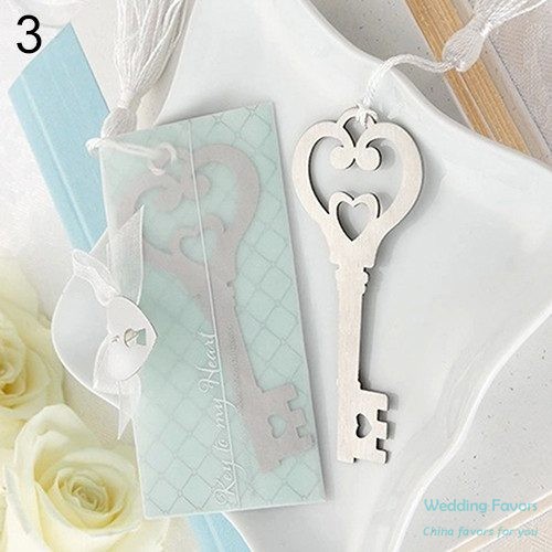 Vintage Heart Shaped Key Bookmark77