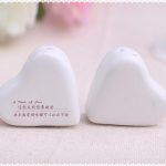 Ceramic Heart Salt & Pepper Shakers A Dash of Love79523