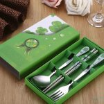 Chinese Style Dinnerware Chopstick Spoon Fork Set