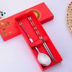 Chinese Style Dinnerware Chopstick Spoon Fork Set91290