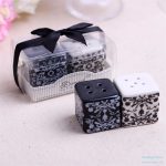 Damask Ceramic Salt and Pepper Shakers116125