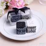 Damask Ceramic Salt and Pepper Shakers120682