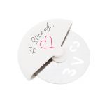 Slice of Love Stainless Steel Pizza Cutter107199