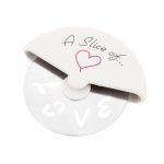 Slice of Love Stainless Steel Pizza Cutter131640