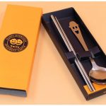 Smiley Face Dinnerware Stainless Steel chopsticks Spoon90590