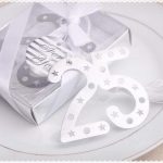 25 anniversary wedding bookmark favor85